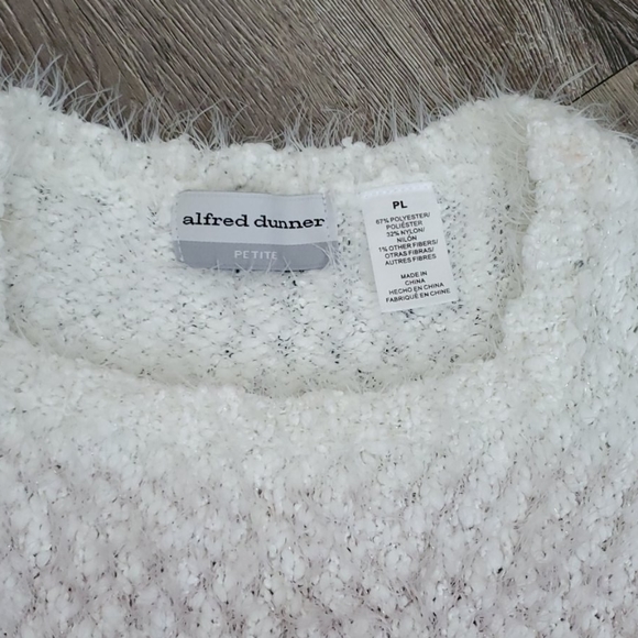 Alfred Dunner Soft Fuzzy Hombre Sweater - Picture 4 of 7